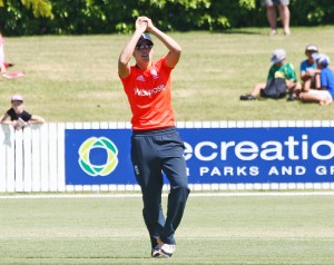 Natalie Sciver taking a catch in New Zealand