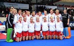 Great Britain celebrate winning the Investec Private Banking International - credit Chris Lee