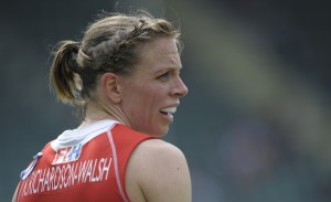 England's Kate Richardson-Walsh during their Pool B game against China in the Rabobank Hockey World Cup at the Kyocera Stadium, Den Haag, Netherlands, 3rd June 2014.