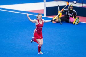 Women's Hockey Champtions Trophy - Day 1 - GB vs Argentina - Helen Richardson-Walsh celebrates scoring the equaliser